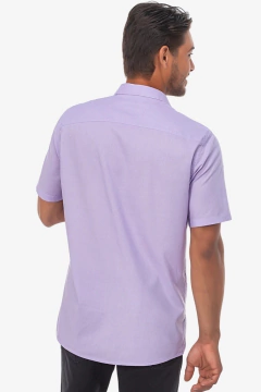CAMISA MANGA CURTA LILÁS na internet