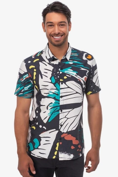CAMISA ESTAMPADA BORBOLETAS