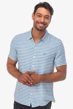 CAMISA MANGA CURTA LISTRAS HORIZONTAIS