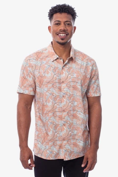 CAMISA ESTAMPADA AVES TROPICAIS