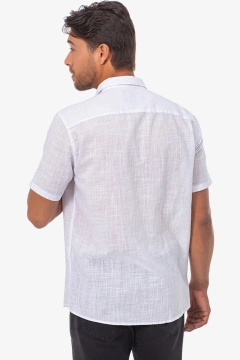 CAMISA MANGA CURTA BRANCA ELASTANO na internet
