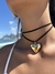 Colar Choker Disco Heart Folheada a ouro 18k - buy online