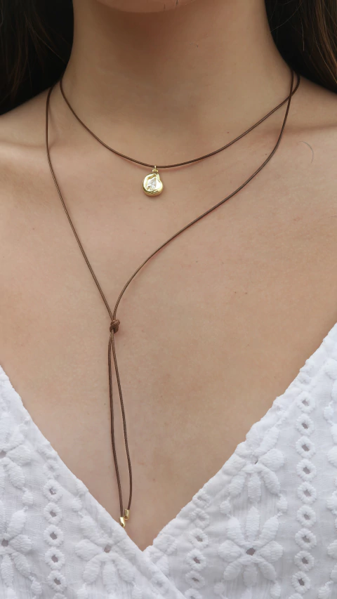 Courinho Golden Drop Várias Amarrações Banhado a Ouro 18k - comprar online