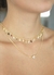 Colar Atenas e Choker Night Dourados