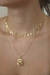 Choker Night e Colar Gotas Eye Dourados
