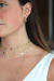 Colar Longo Corações Folheado a ouro 18k - loja online
