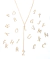Choker Gravatinha Personalizada Iniciais Banhada a ouro 18k