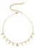 Choker Olho Zircônia Gotinhas Banhada a Ouro 18k