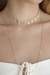 Choker Olho Zircônia Gotinhas Banhada a Ouro 18k - comprar online