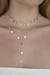 Choker Olho Zircônia Gotinhas Banhada a Ouro 18k na internet