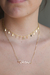 Imagem do Choker Olho Zircônia Gotinhas Banhada a Ouro 18k