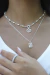 COMBO 9 DIA DAS MÃES PRATA - 3 produtos: colar, choker e anel + envelope com cartão e sacola personalizada on internet