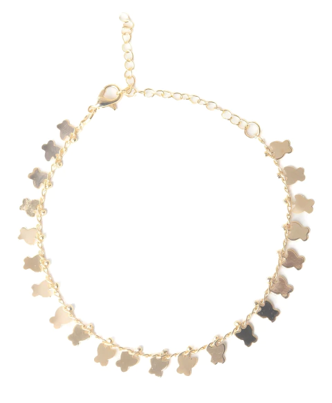 Pulseira Borboletas Douradas Folheada a Ouro 18k - buy online