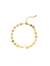 Pulseira Bolinhas Banhada a Ouro 18k
