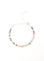 Pulseira Cristais Coloridos Prata