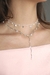 Choker Cristal Hearts Prata - comprar online