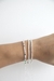 Pulseira Strass Prata - loja online