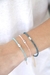 Pulseira Cristais Grega Azul Mar Banhada a Ouro 18k - comprar online