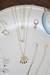 Colar Gotas Eye Banhado a Ouro 18k - Plaka Acessórios