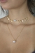 Colar Coração Cristal Banhada a Ouro 18k - comprar online