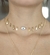 Choker Illusion Grega Banhada a Ouro 18k