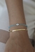 Imagem do Pulseira Cristais Grega Azul Piscina Banhada a Ouro 18k