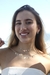 Choker Illusion Corrente Manu Banhada à Prata Letra - comprar online