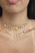 Choker Illusion Manu Cit Banhada a Ouro 18k Letra on internet