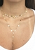 Image of Choker Illusion Manu Cit Banhada a Ouro 18k Letra
