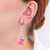 Argola Flamingo - É Tipo Audrey bijoux - Loja de bijuterias e acessórios 