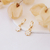 Mini argola margarida prata - loja online