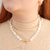 Choker Pérolas Achatadas - comprar online