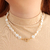 Choker Pérolas Achatadas na internet