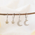 Kit Mini argola lua e estrela prata - É Tipo Audrey bijoux - Loja de bijuterias e acessórios 