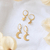 Kit Mini argola lua e estrela dourado - É Tipo Audrey bijoux - Loja de bijuterias e acessórios 