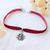 Gargantilha de veludo Rose - comprar online