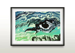 EL OJO Versión 3/5 (Enmarcada)