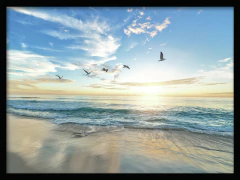 CUADRO SUNRISE ON THE BEACH