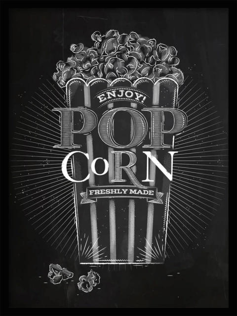 CUADRO POPCORN BLACK