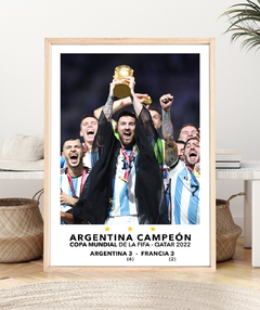 CUADRO ARGENTINA CAMPEÓN MUNDIAL 2022 (4)