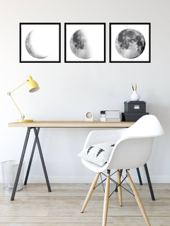 SET MOON PHASES WHITE