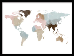 CUADRO MAPAMUNDI HAPPY