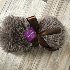 Manta / Pie de Cama / Abrigo - Pelo de Mono y Tussor