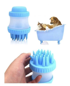 Duchador Con Cepillo Para Baño Perros Y Gatos - comprar online