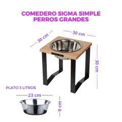 Comedero SIGMA simple - perros grandes en internet