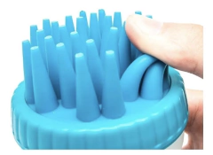 Duchador Con Cepillo Para Baño Perros Y Gatos - Happy Pets