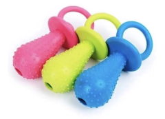 Mordillo chupete grande con cascabel - varios colores en internet