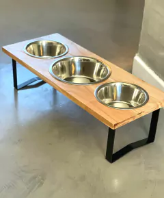 Comedero SIGMA triple - perros chicos - tienda online