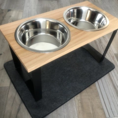 Combo Cama Moisés & Comedero en altura Paraíso doble - perros grandes - tienda online