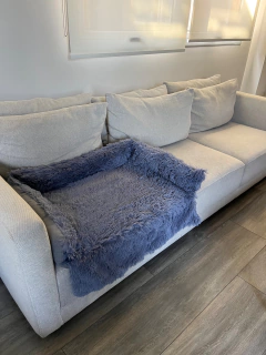 Imagen de Cubre Sillón - Pelo de Mono y Tussor reversible